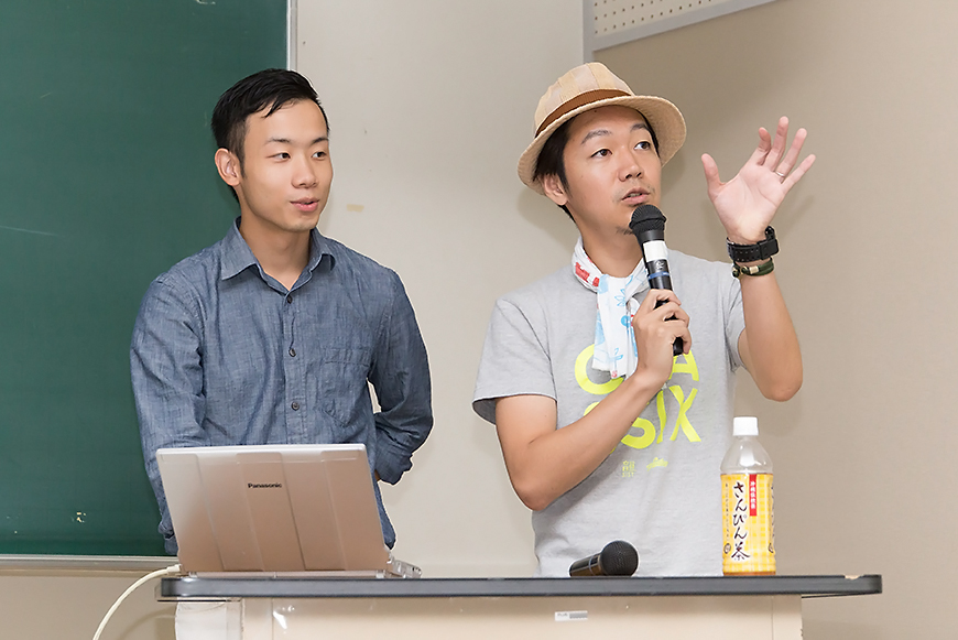 ジモコロ編集長・徳谷柿次郎|学生向けトークイベント「沖縄からWebで発信しよう」@沖縄国際大学|みやねえ講座のイベント企画・第二弾!